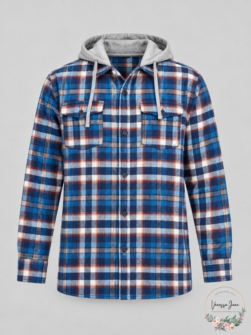 Quiksilver Mens Snap up Flannel Shirt, Size XL